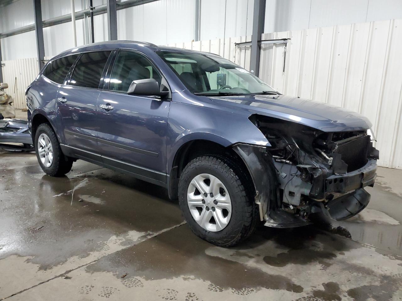 2014 Chevrolet Traverse VIN 1GNKRFED6EJ309011 Copart auction photo, front end damage thumbnail 4