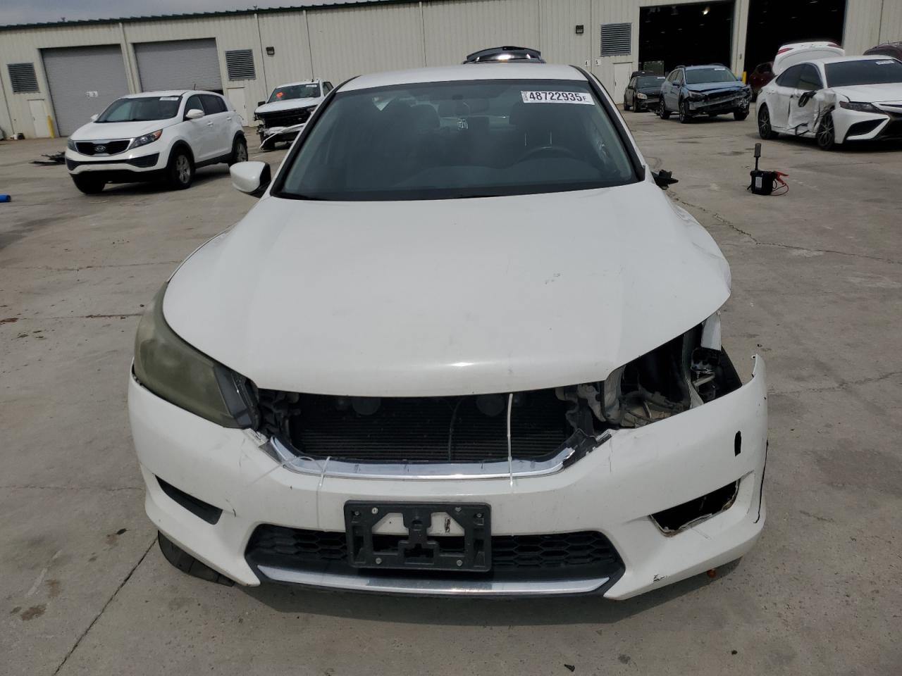 2014 Honda Accord VIN 1HGCR2F37EA300850 Copart auction photo, front end / side damage thumbnail 5