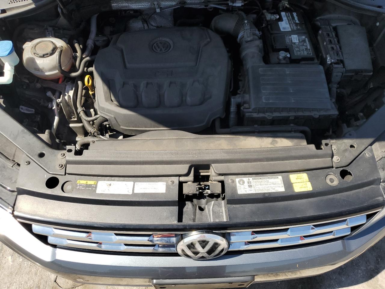 2018 Volkswagen Tiguan VIN 3VV2B7AX3JM080790 Copart auction photo, rear end damage thumbnail 12