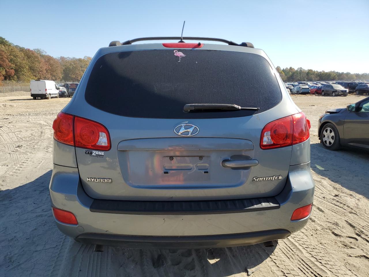 2009 Hyundai Santa Fe VIN 5NMSG13D89H278327 Copart auction photo, front end / minor dent/scratches damage thumbnail 6