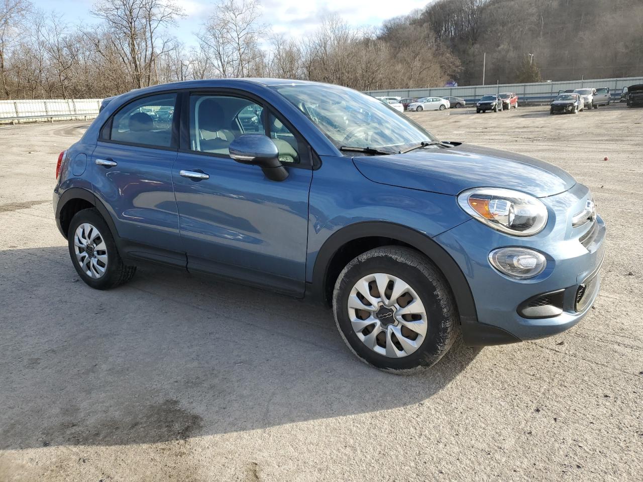 2017 Fiat 500 VIN ZFBCFXAH9HP617668 Copart auction photo, rear end damage thumbnail 4