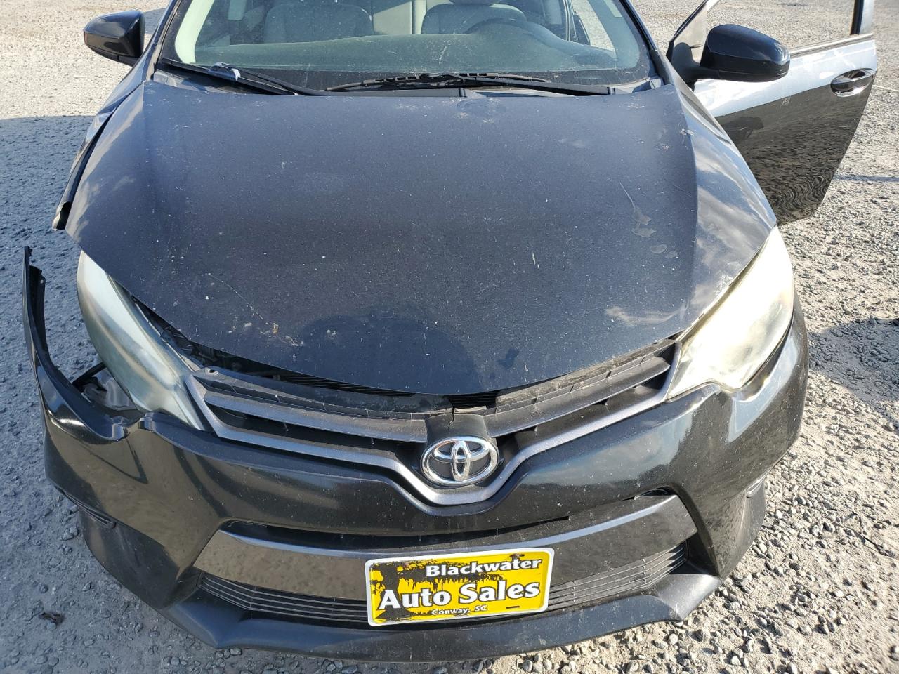 2015 Toyota Corolla VIN 2T1BURHE0FC406568 Copart auction photo, side damage thumbnail 11