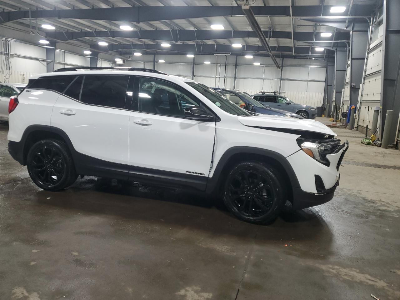 2021 GMC Terrain VIN 3GKALVEV0ML318971 Copart auction photo, front end damage thumbnail 4