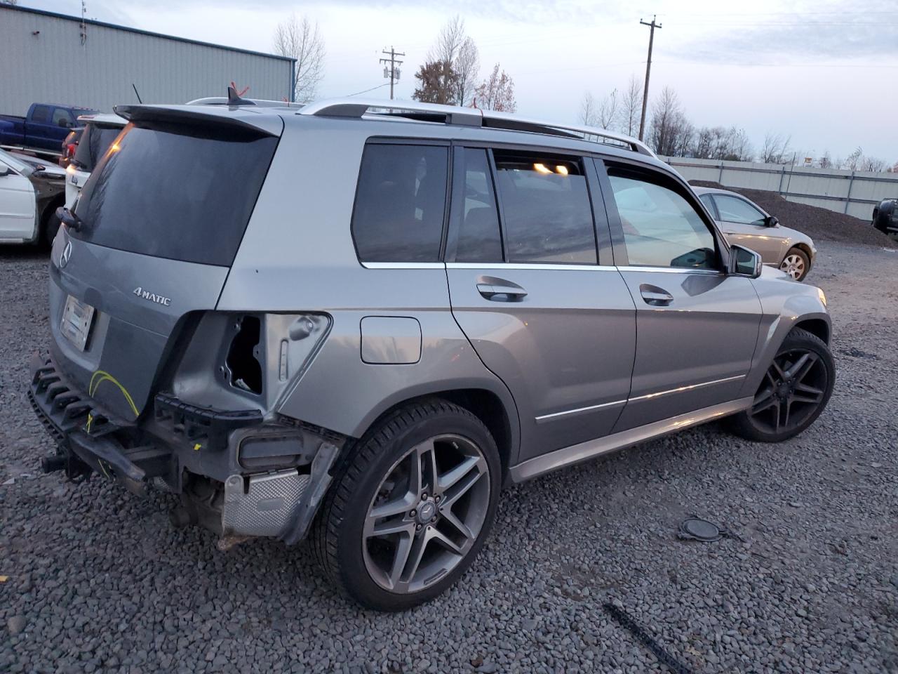 2013 Mercedes-Benz GLK-klasse VIN WDCGG8JB3DG078272 Copart auction photo, rear end damage thumbnail 3