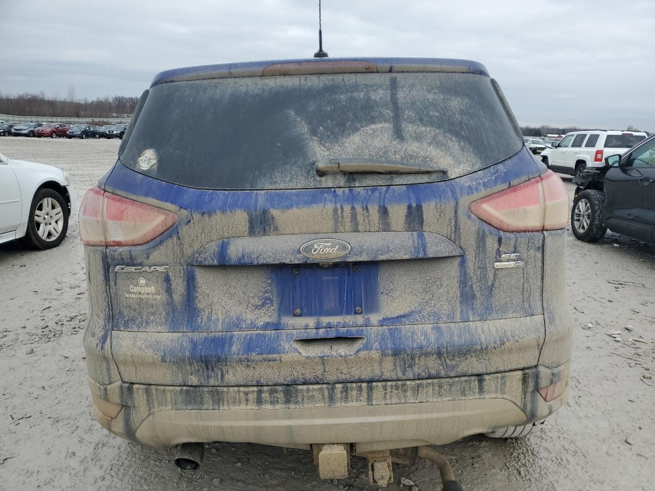 2015 Ford Escape VIN 1FMCU9G90FUC35103 Copart auction photo, burn damage thumbnail 6