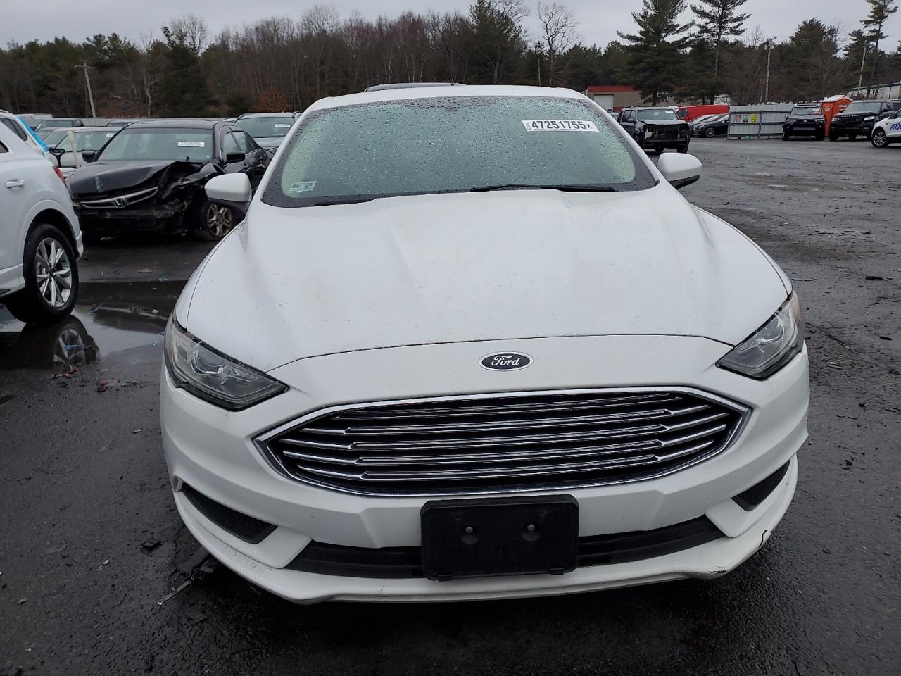 2017 Ford Fusion VIN 3FA6P0H71HR390129 Copart auction photo, side / rear end damage thumbnail 5
