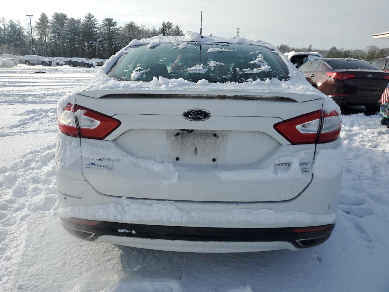 2014 Ford Fusion VIN 3FA6P0K94ER277040 Copart auction photo, front end / side damage thumbnail 6