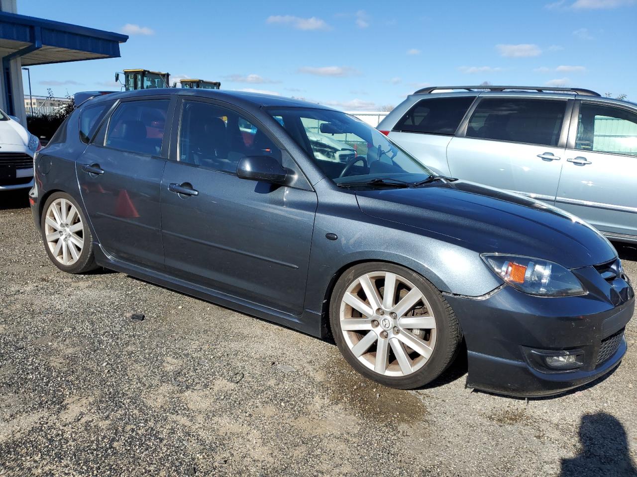 2008 Mazda 3 VIN JM1BK34L581143413 Copart auction photo, hail damage thumbnail 4