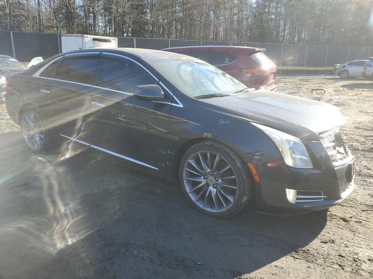 2013 Cadillac XTS VIN 2G61V5S3XD9100843 Copart auction photo, front end damage thumbnail 4