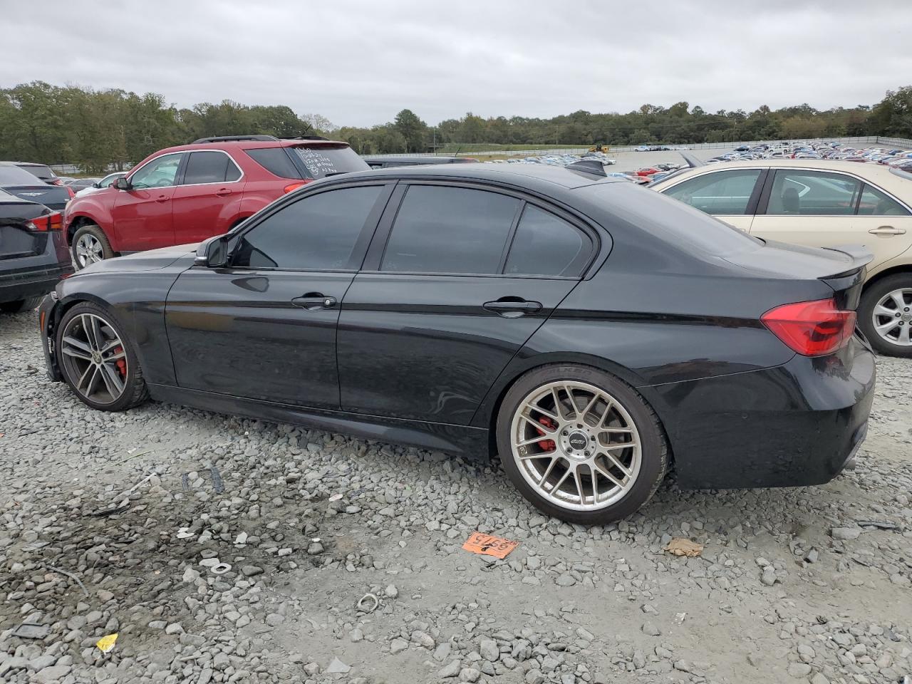 2018 BMW 3er VIN WBA8B3G55JNU36845 Copart auction photo, front end damage thumbnail 2