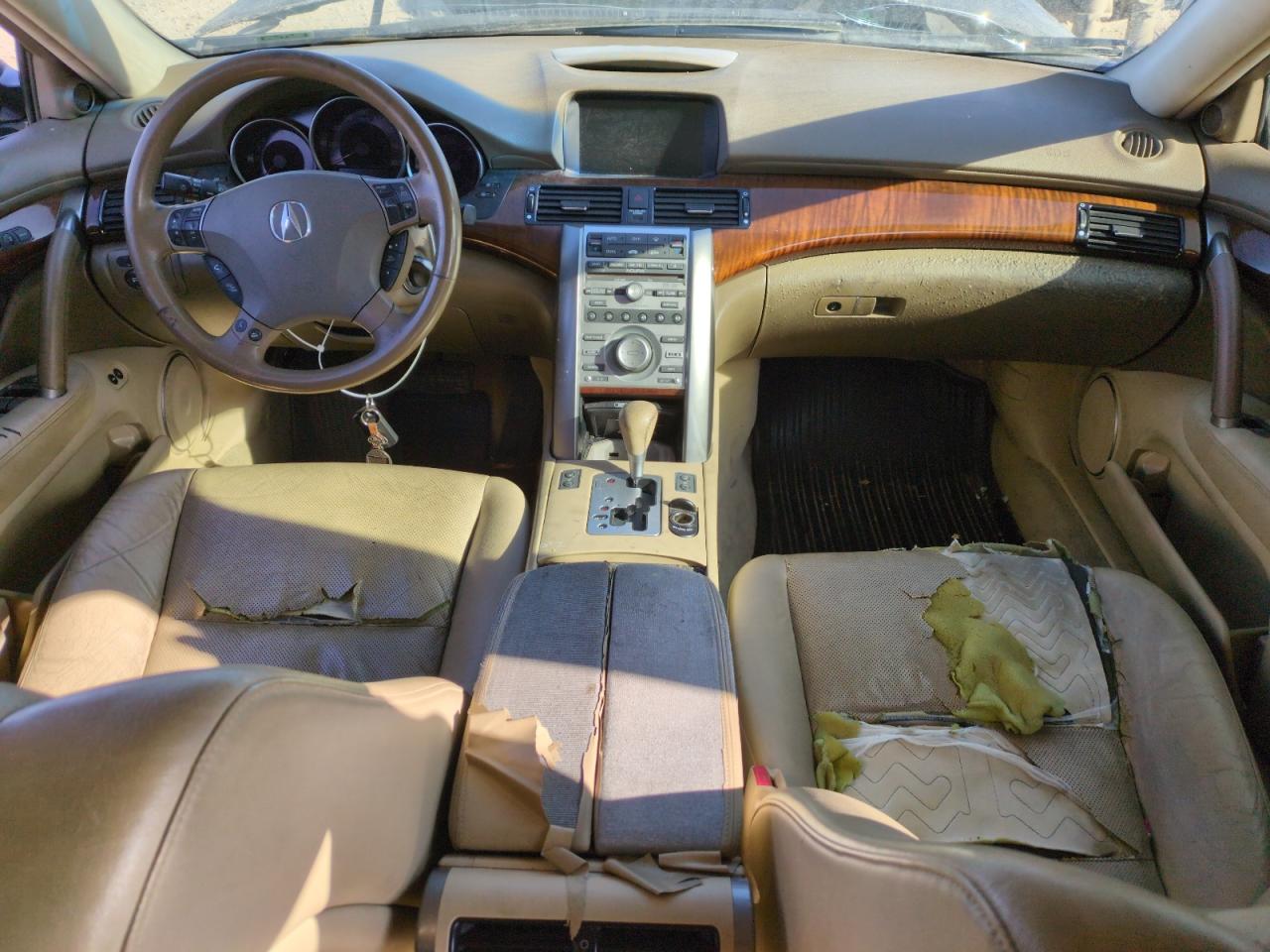 2008 Acura RL VIN JH4KB16658C003554 Copart auction photo, front end damage thumbnail 8