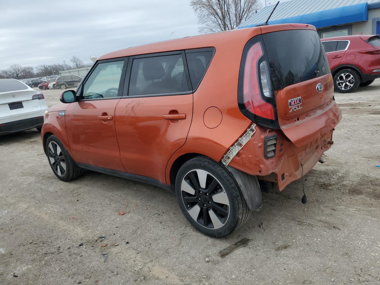 2019 KIA Soul VIN KNDJP3A57K7649509 Copart auction photo, rear end damage thumbnail 2