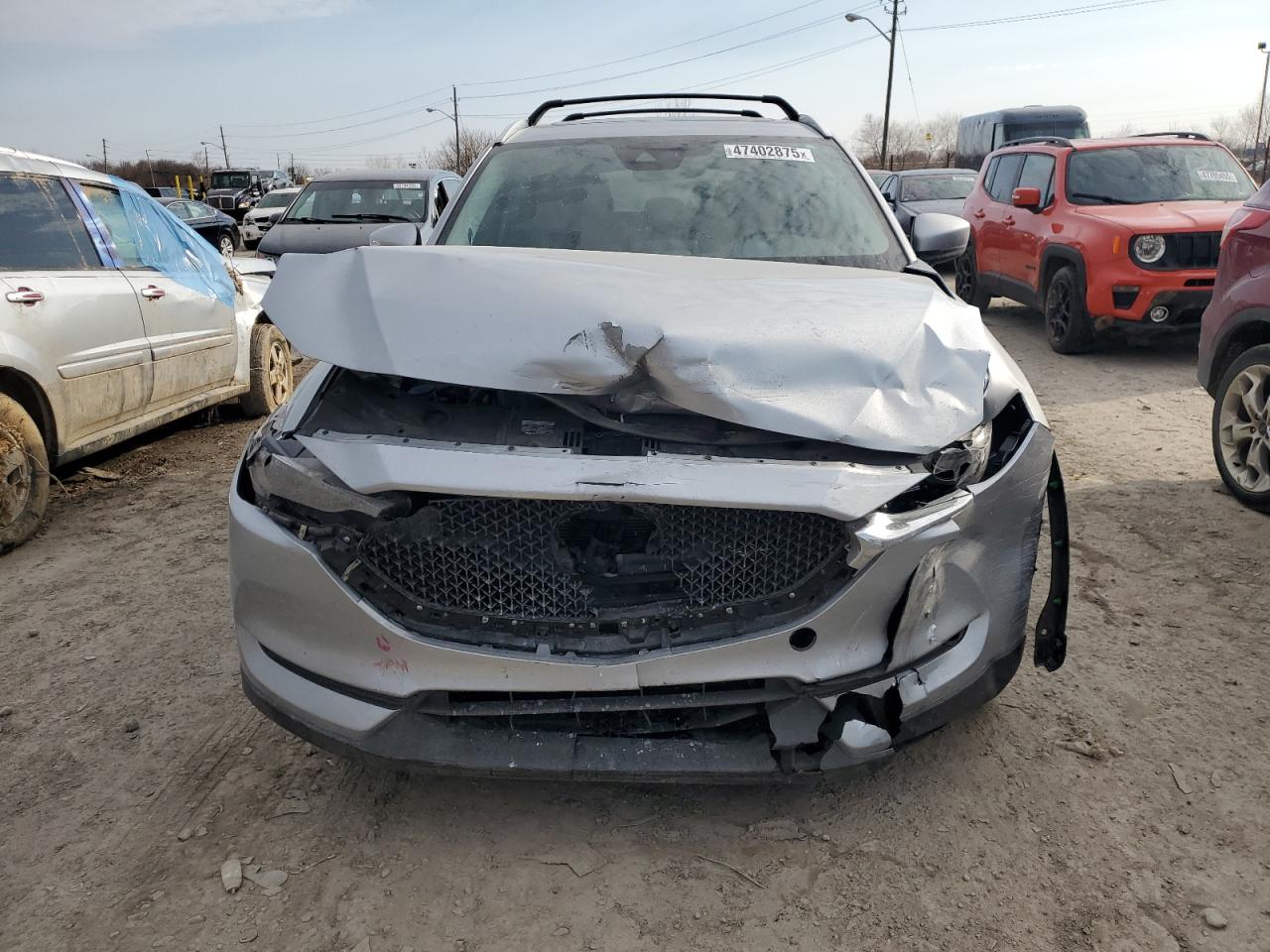 2019 Mazda CX-5 VIN JM3KFBDM2K1515652 Copart auction photo, front end / minor dent/scratches damage thumbnail 5