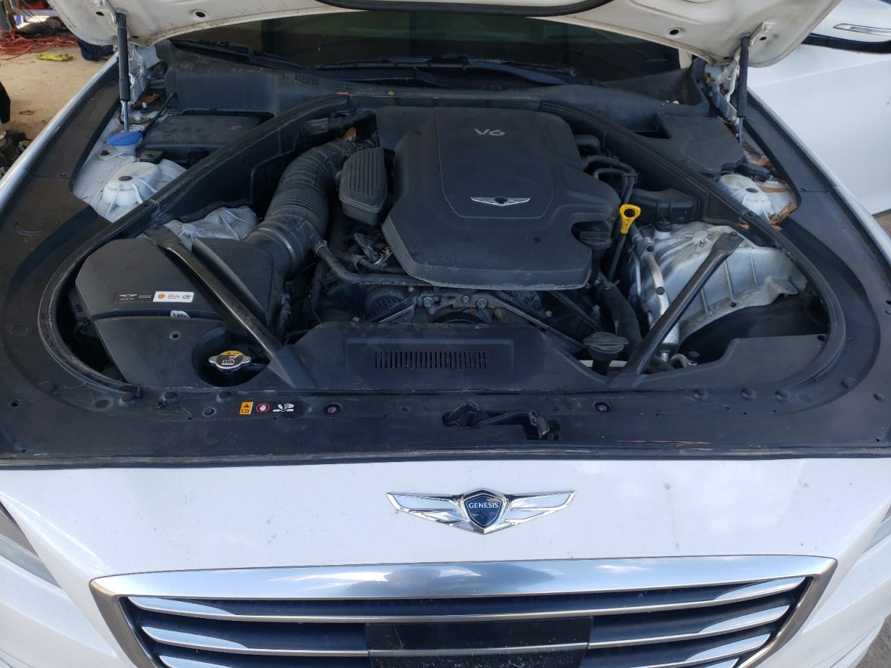 2017 Genesis G80 VIN KMHGN4JE0HU188813 Copart auction photo, mechanical damage thumbnail 11