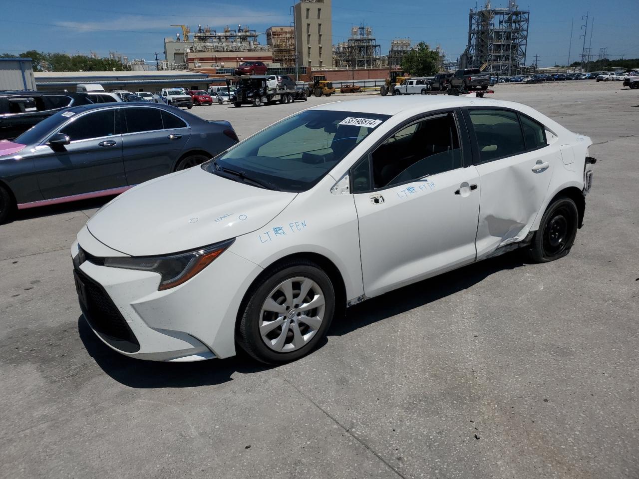 2020 Toyota Corolla VIN JTDEPRAE0LJ050833