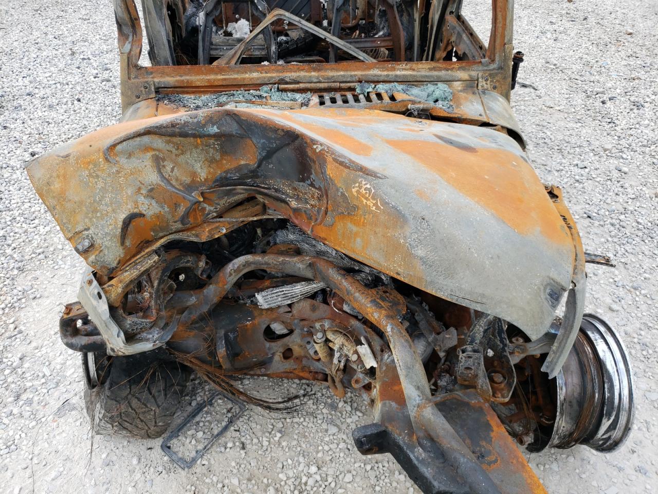 2013 Jeep Wrangler VIN 1C4BJWEG9DL683657 Copart auction photo, all over / burn damage thumbnail 13