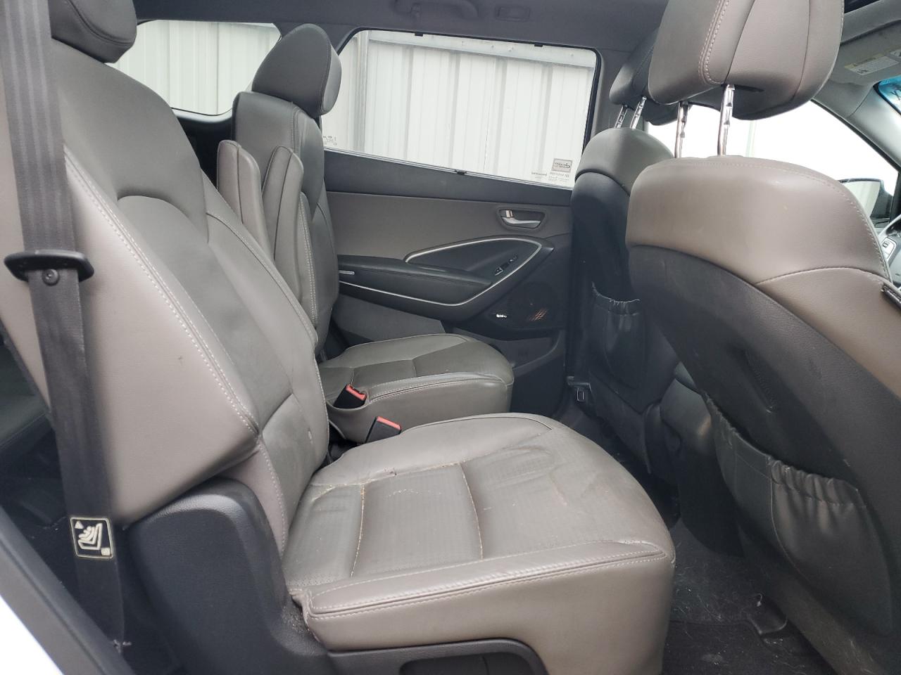 2014 Hyundai Santa Fe VIN KM8SR4HF6EU045700 Copart auction photo, front end / side damage thumbnail 11