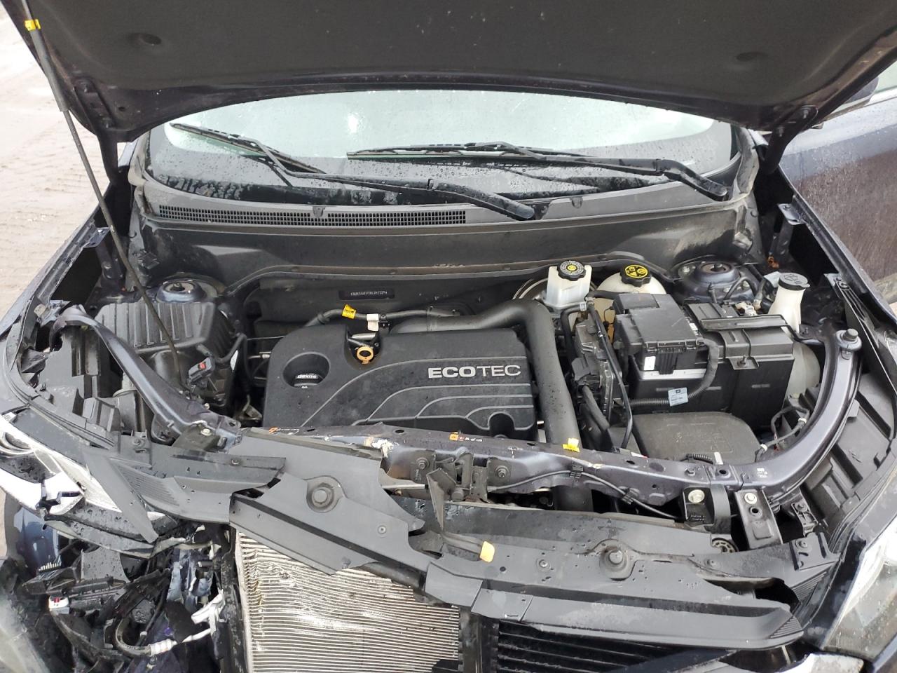 2019 Chevrolet Equinox VIN 3GNAXUEV1KL257029 Copart auction photo, front end / side damage thumbnail 14