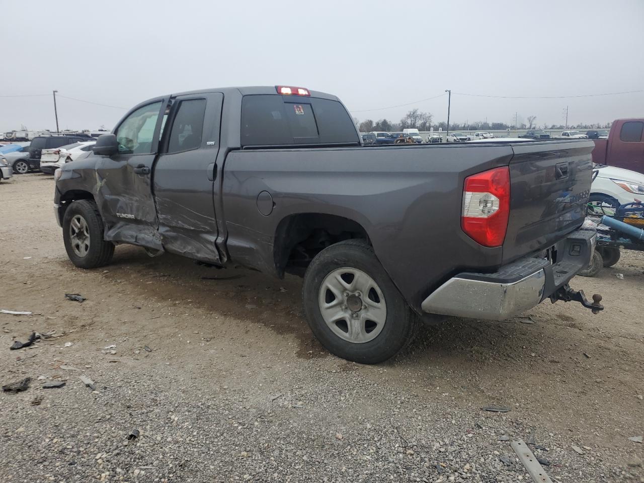 2018 Toyota Tundra VIN 5TFRM5F18JX129072 Copart auction photo, side damage thumbnail 2
