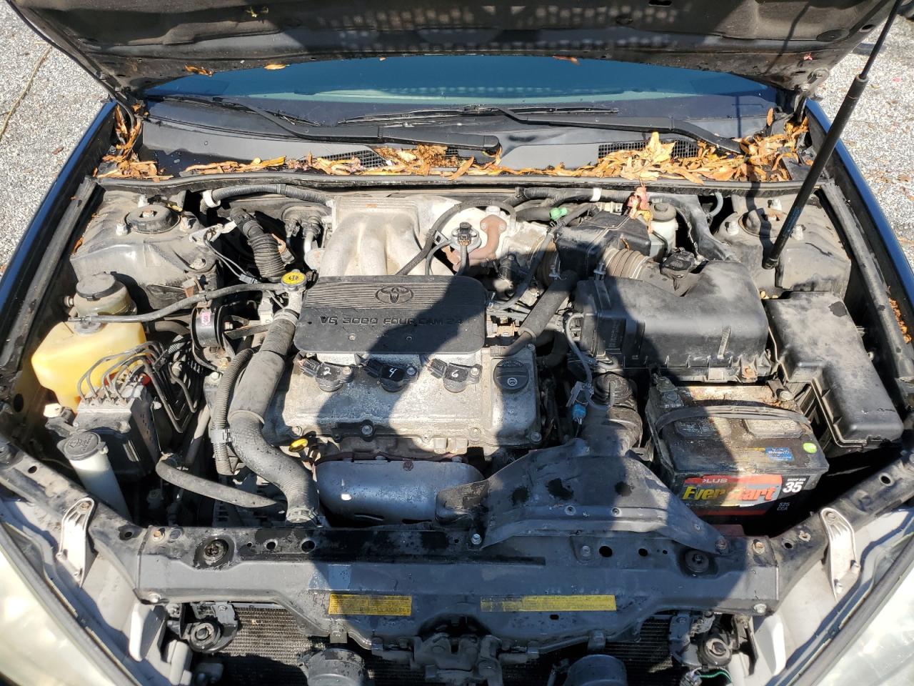 2002 Toyota Camry VIN JTDBF30K520019897 Copart auction photo, top/roof / water/flood damage thumbnail 11