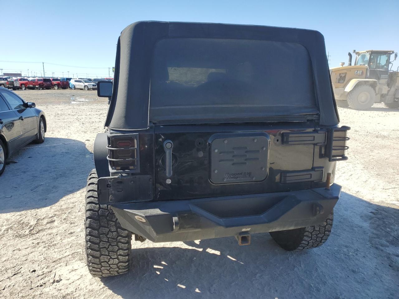 2014 Jeep Wrangler VIN 1C4AJWAGXEL299695 Copart auction photo, front end damage thumbnail 6
