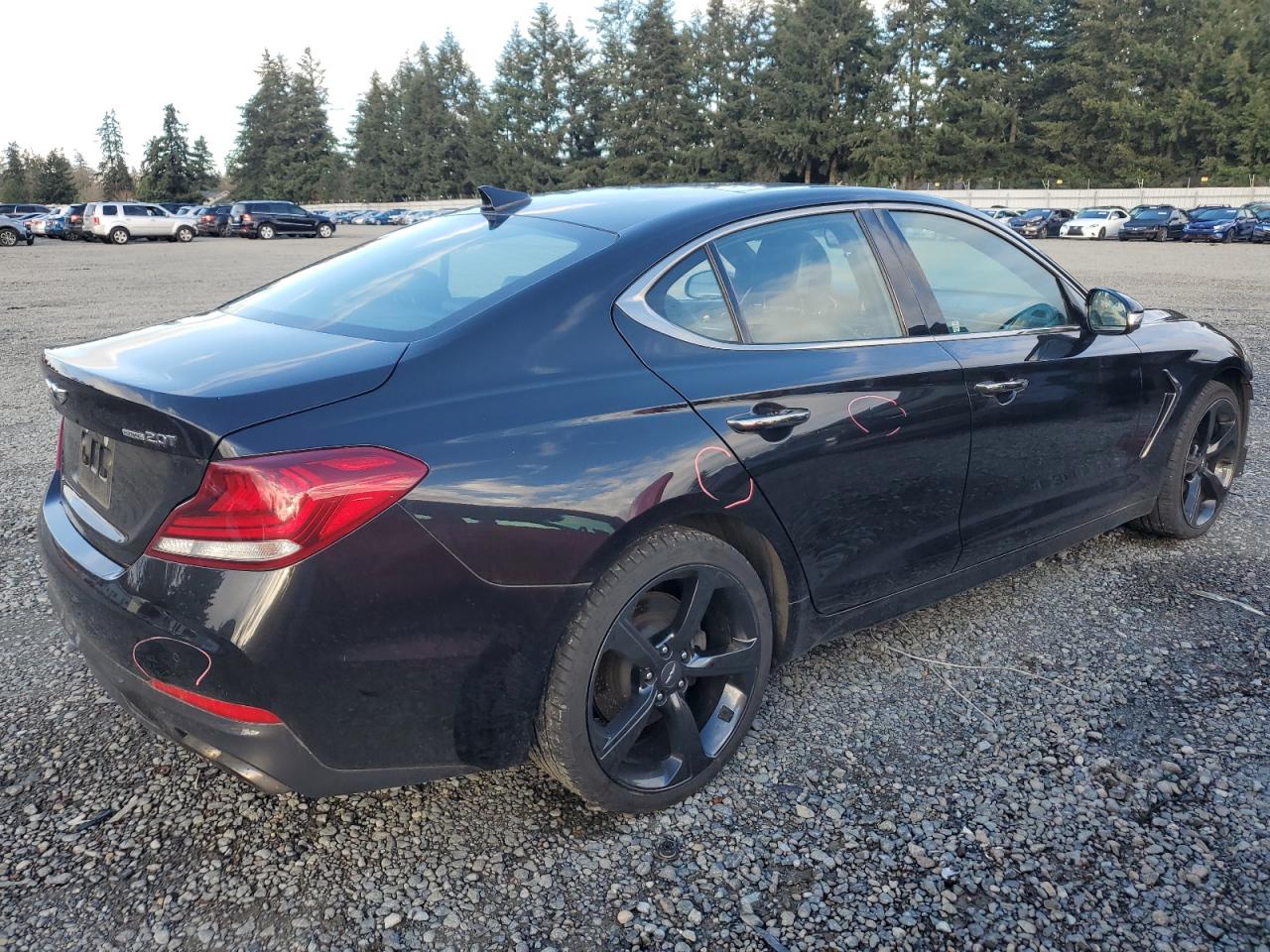 2019 Genesis G70 VIN KMTG44LA0KU014928 Copart auction photo, all over damage thumbnail 3