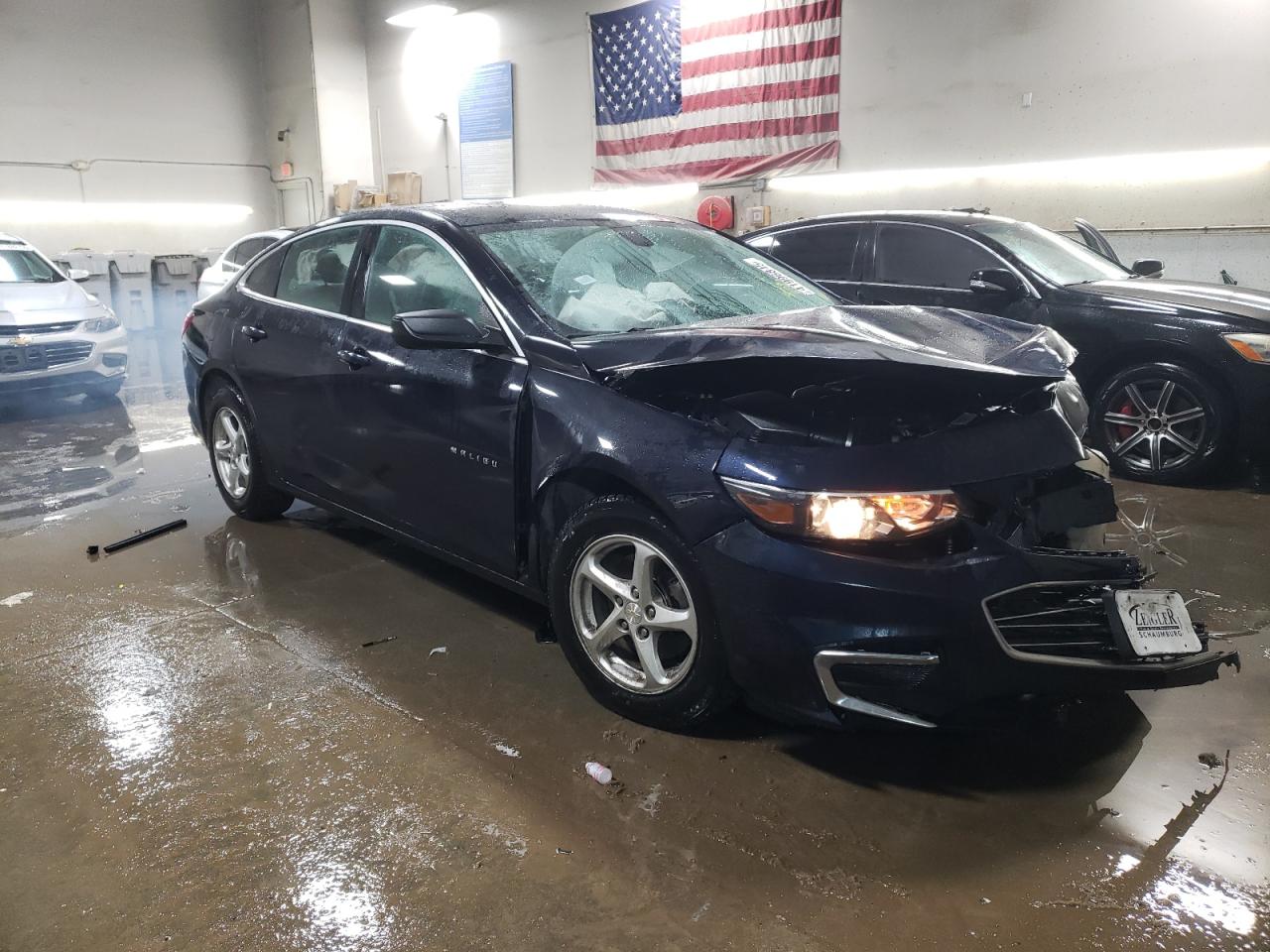 2017 Chevrolet Malibu VIN 1G1ZB5ST2HF249228 Copart auction photo, front end damage thumbnail 4