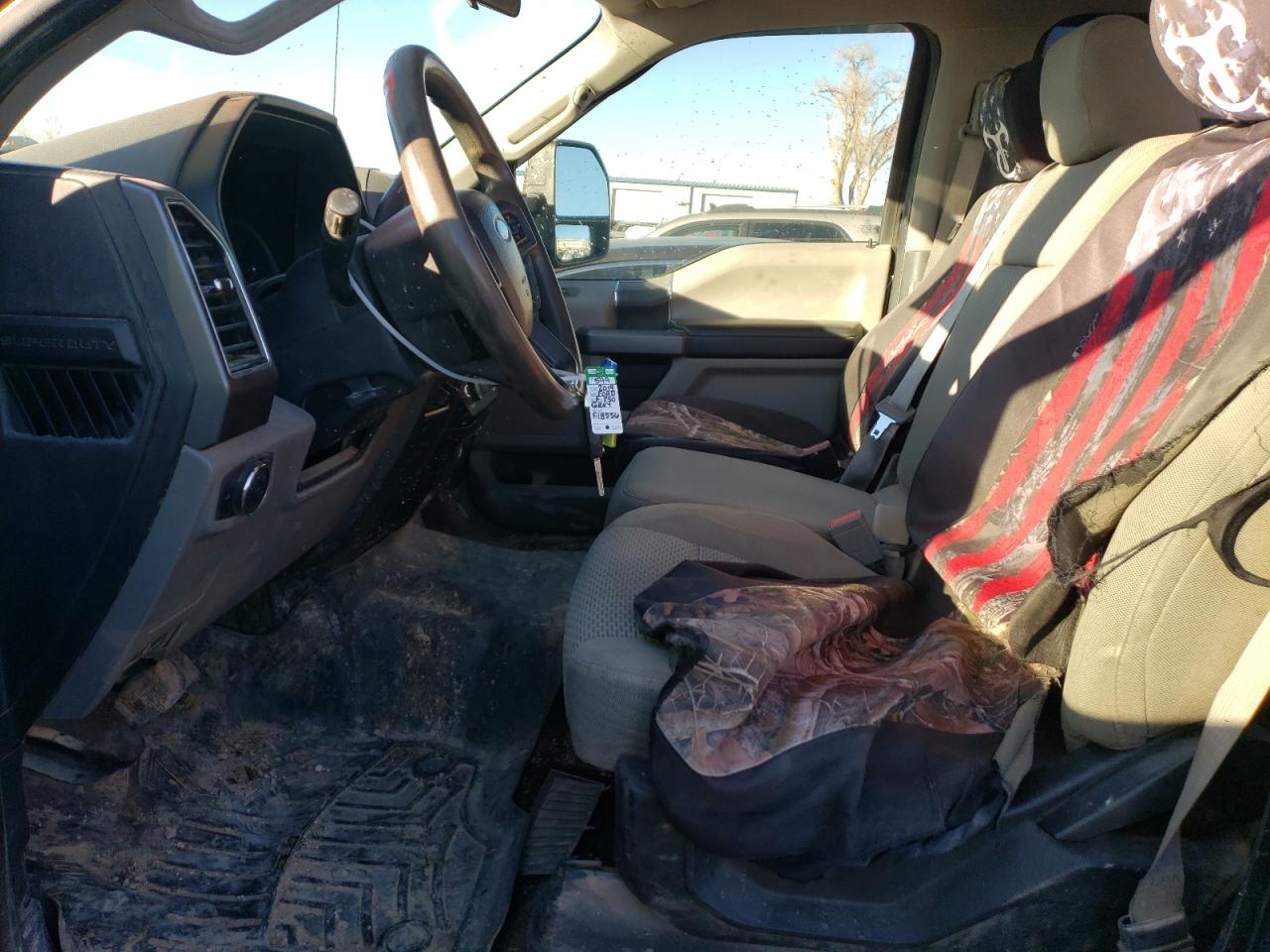 2019 Ford F250 VIN 1FT7W2BT8KEF18556 Copart auction photo, side damage thumbnail 7
