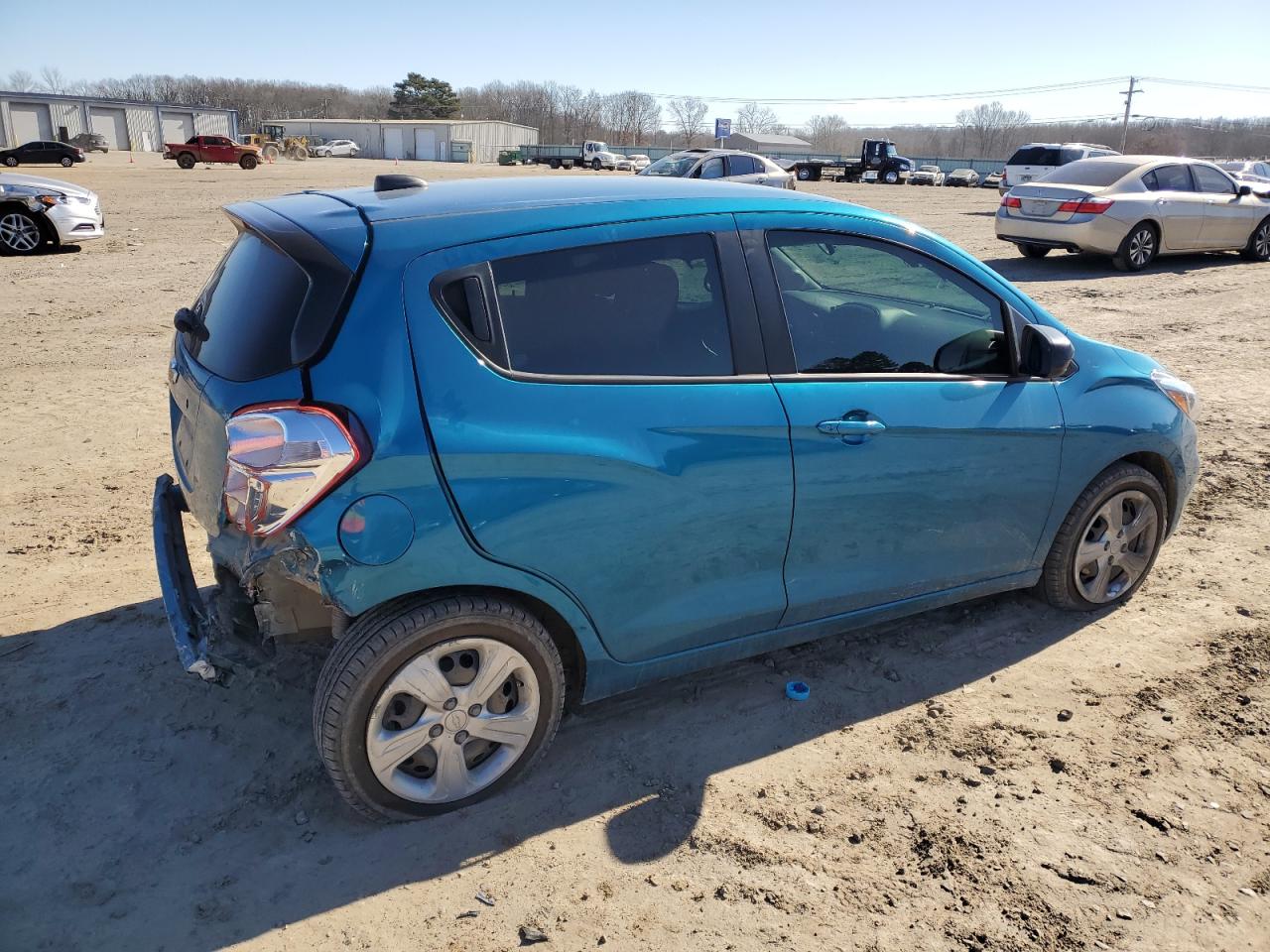 2020 Chevrolet Spark VIN KL8CB6SA5LC414662 Copart auction photo, rear end / minor dent/scratches damage thumbnail 3
