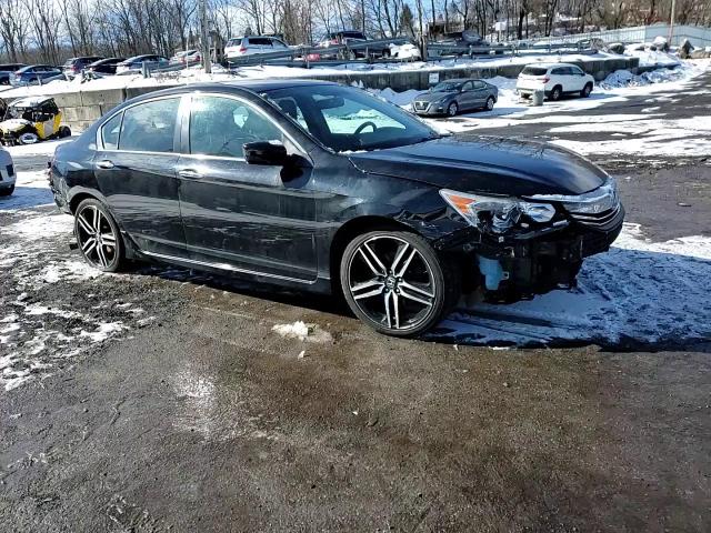 2017 Honda Accord VIN 1HGCR2F16HA079552 Copart auction photo, front end / rear end damage thumbnail 11