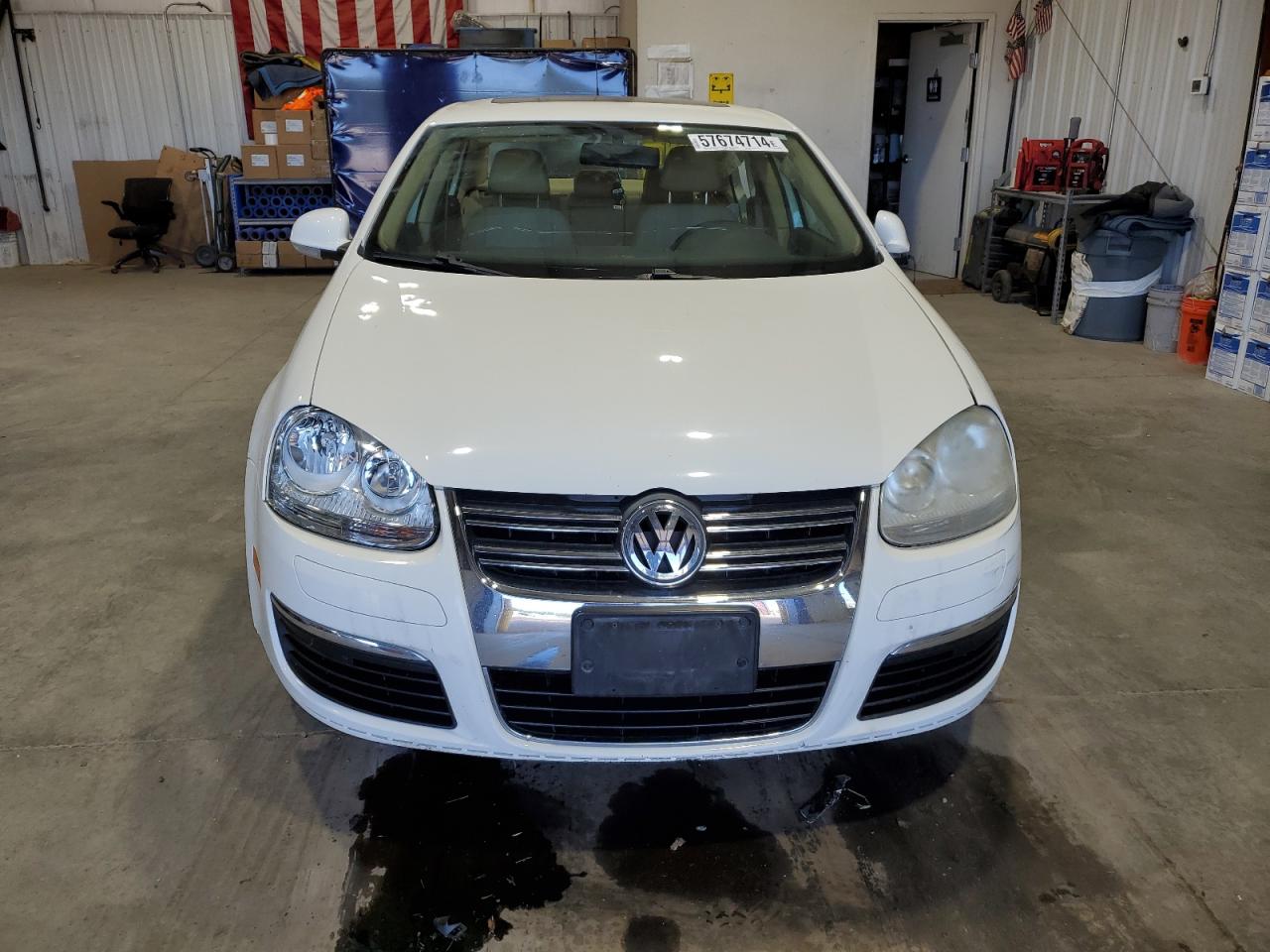 2007 Volkswagen Jetta VIN 3VWEF81KX7M088997 Copart auction photo, side / hail damage thumbnail 5
