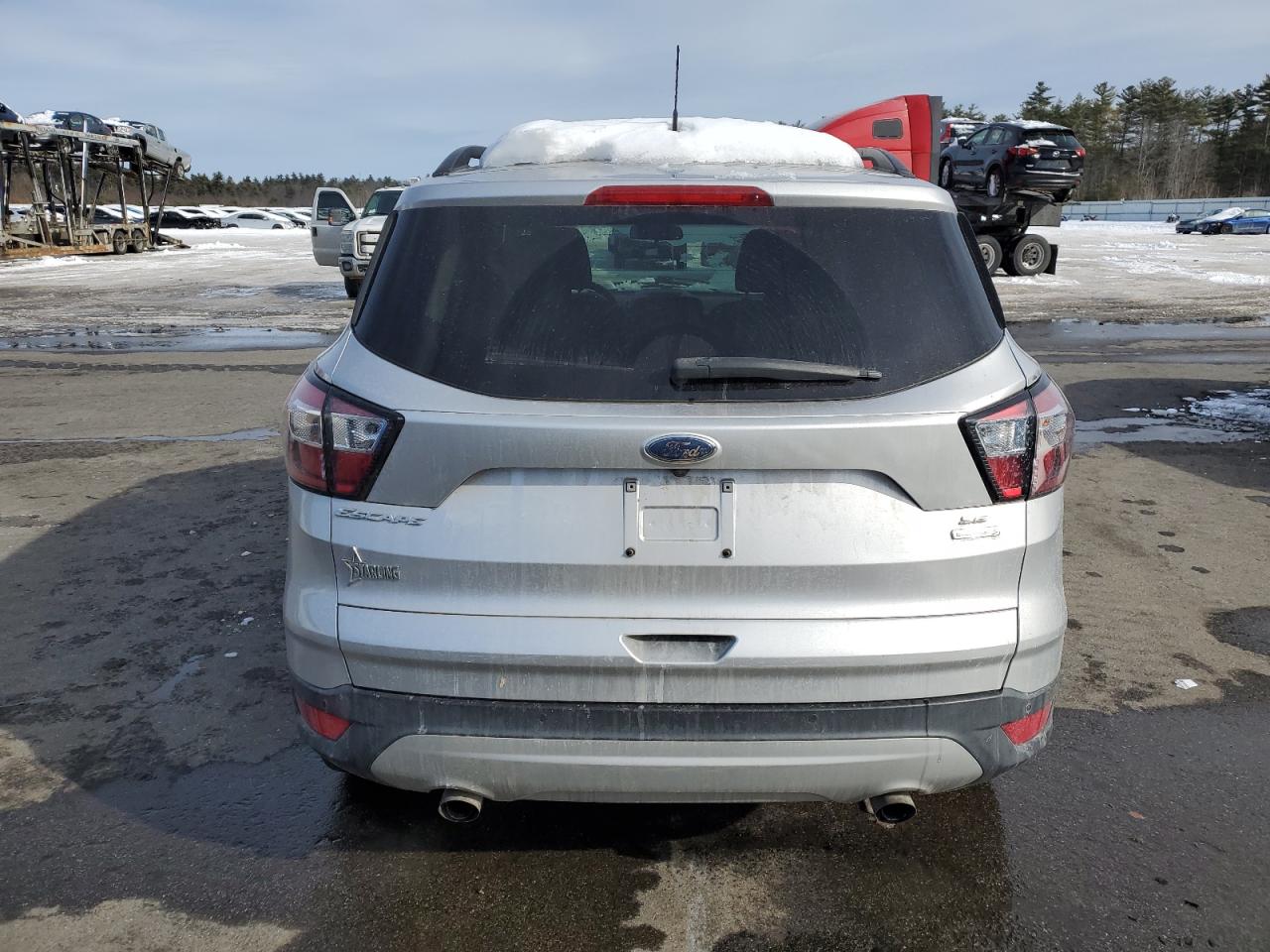 2017 Ford Escape VIN 1FMCU0G97HUE30341 Copart auction photo, front end damage thumbnail 6