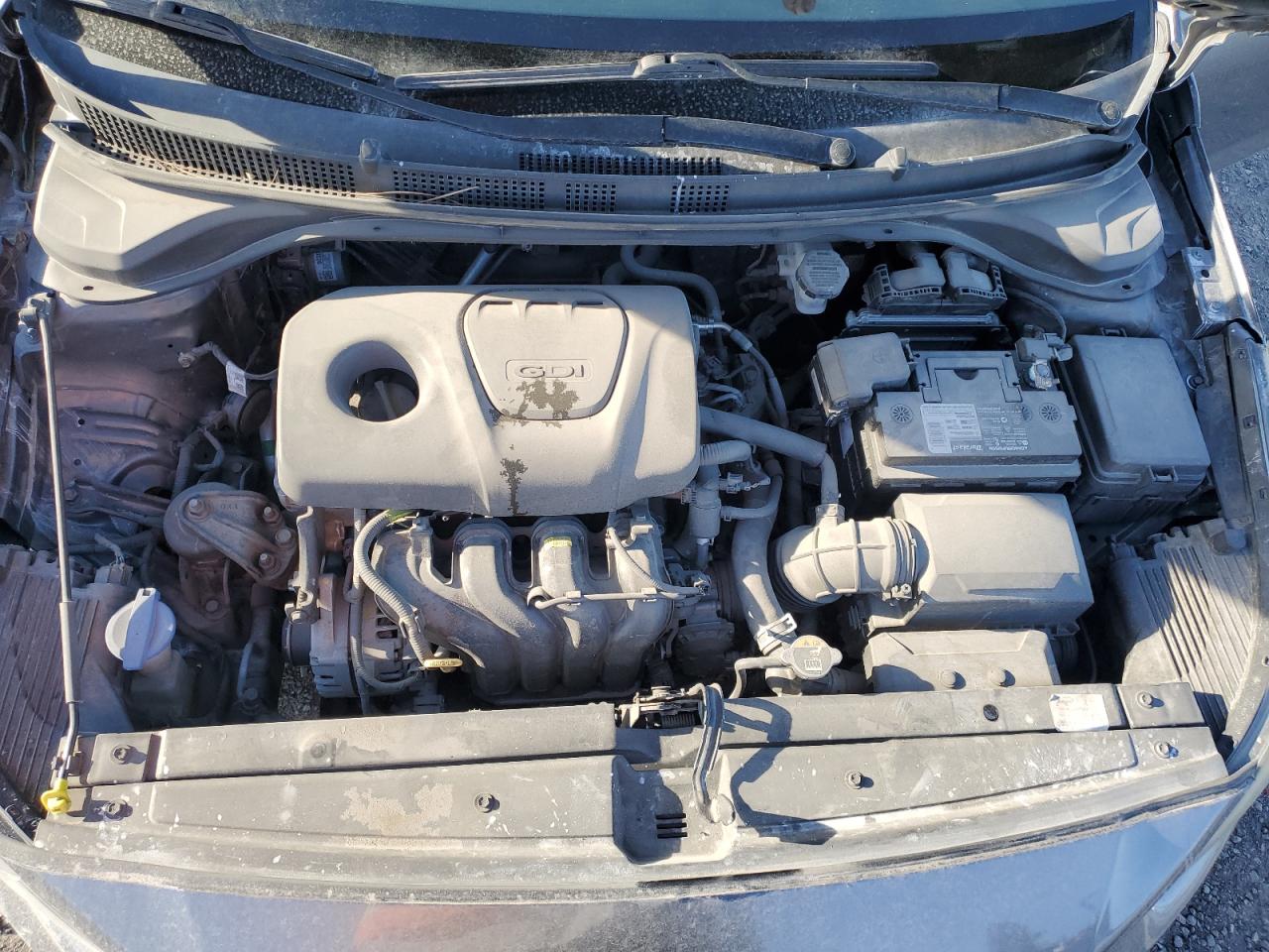 2019 Hyundai Accent VIN 3KPC24A34KE073633 Copart auction photo, all over damage thumbnail 11