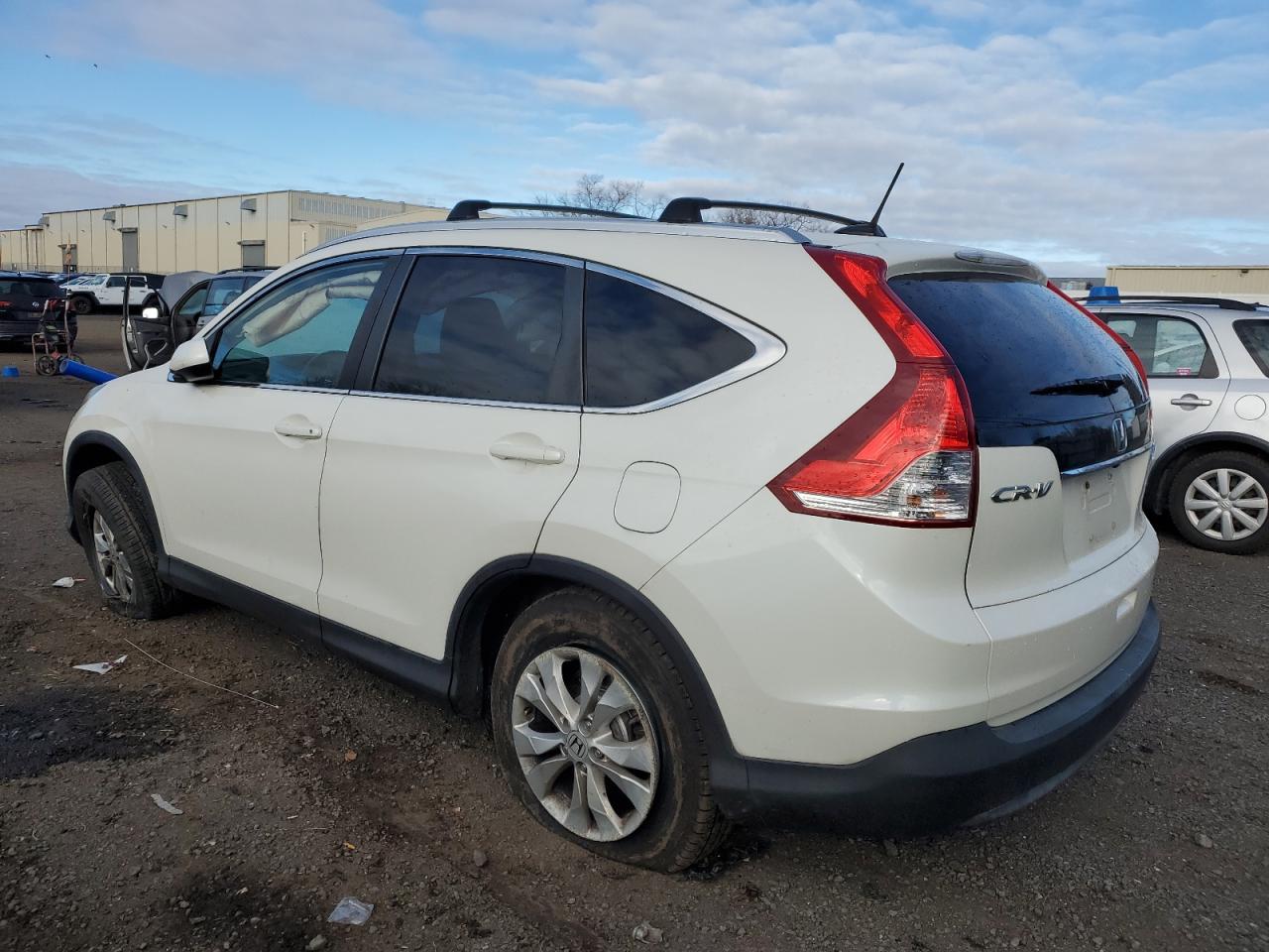 2014 Honda CR-V VIN 5J6RM4H75EL116816 Copart auction photo, side / front end damage thumbnail 2