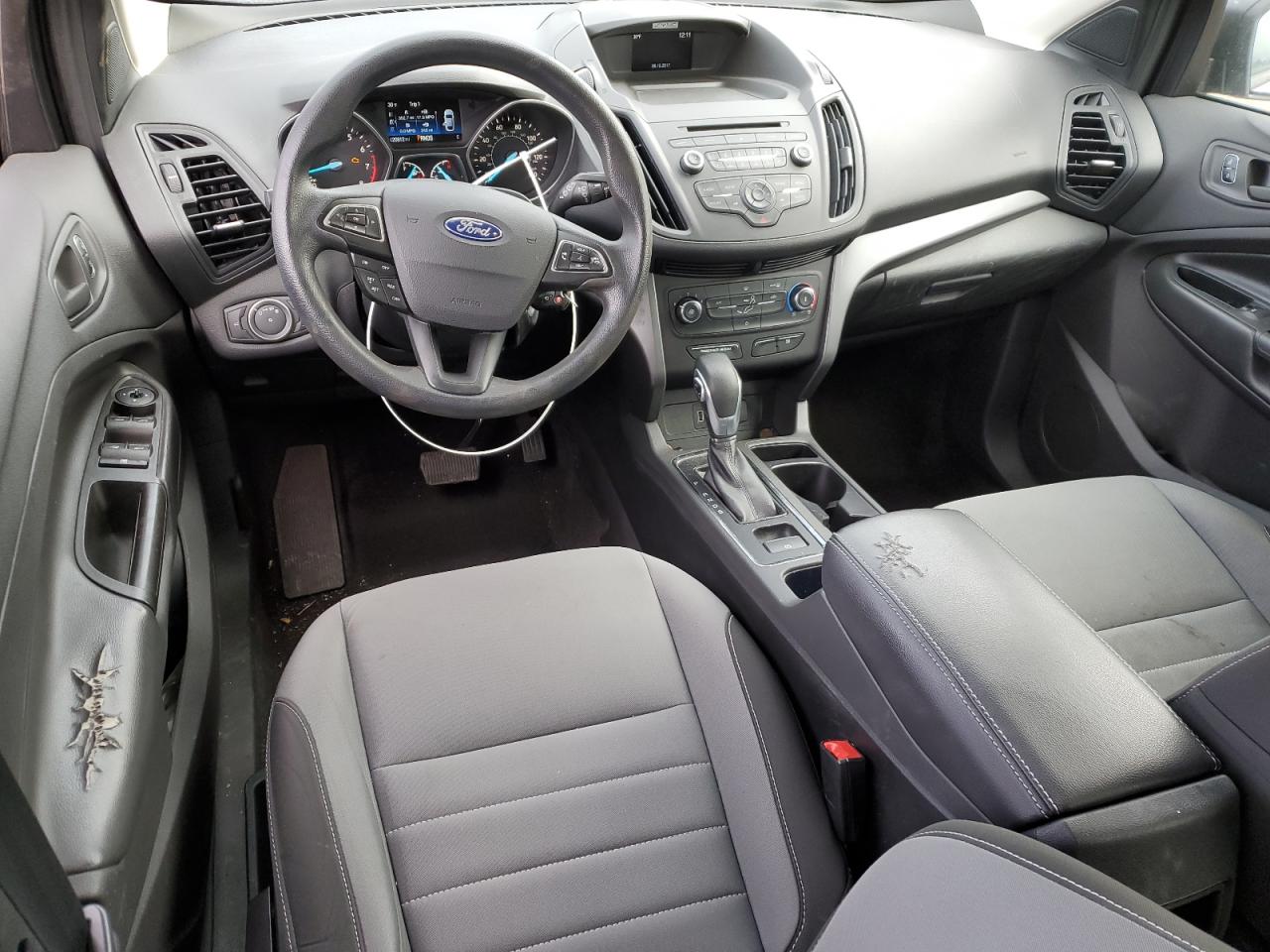 2017 Ford Escape VIN 1FMCU0F77HUF09377 Copart auction photo, front end damage thumbnail 8