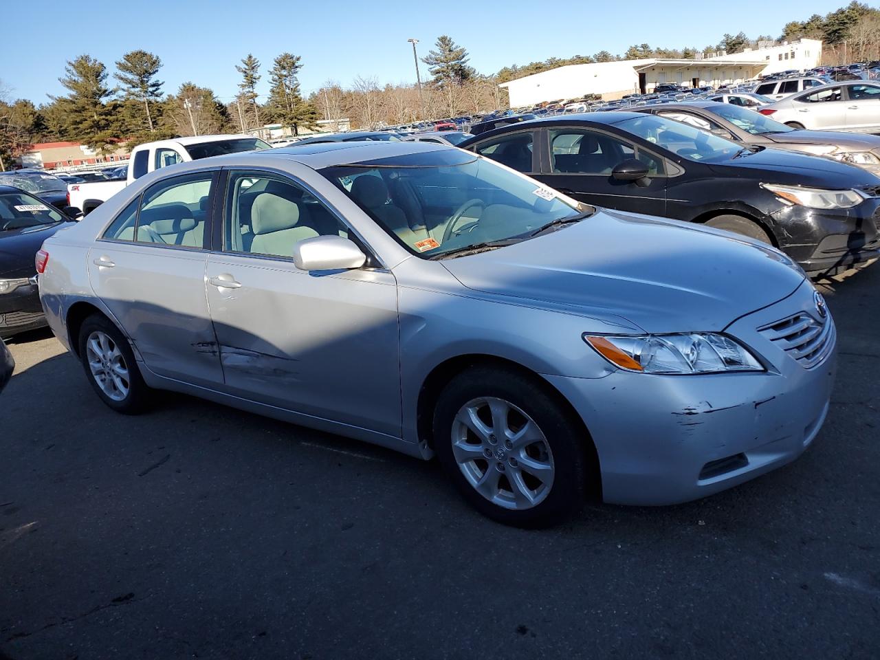 2007 Toyota Camry VIN 4T1BE46K77U056073 Copart auction photo, side / front end damage thumbnail 4