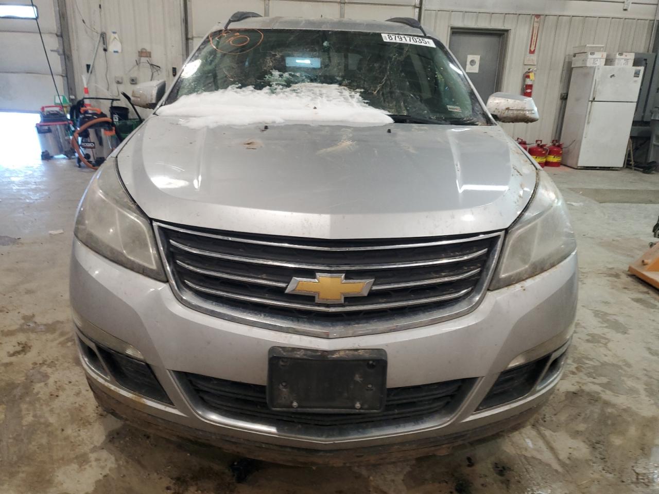 2014 Chevrolet Traverse VIN 1GNKRHKD8EJ252228 Copart auction photo, front end damage thumbnail 5