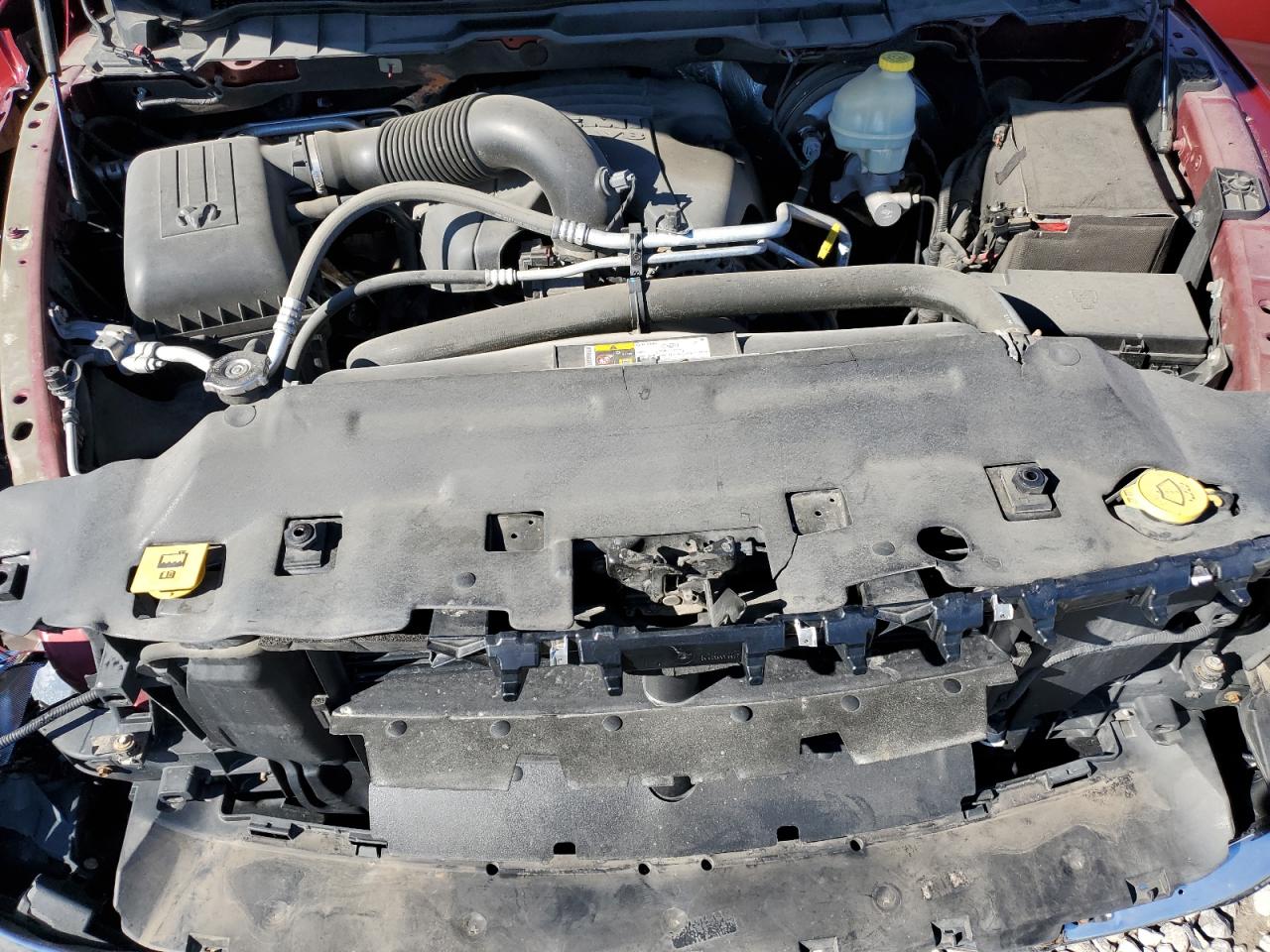 2014 RAM 1500 VIN 1C6RR7GT2ES110783 Copart auction photo, front end damage thumbnail 11