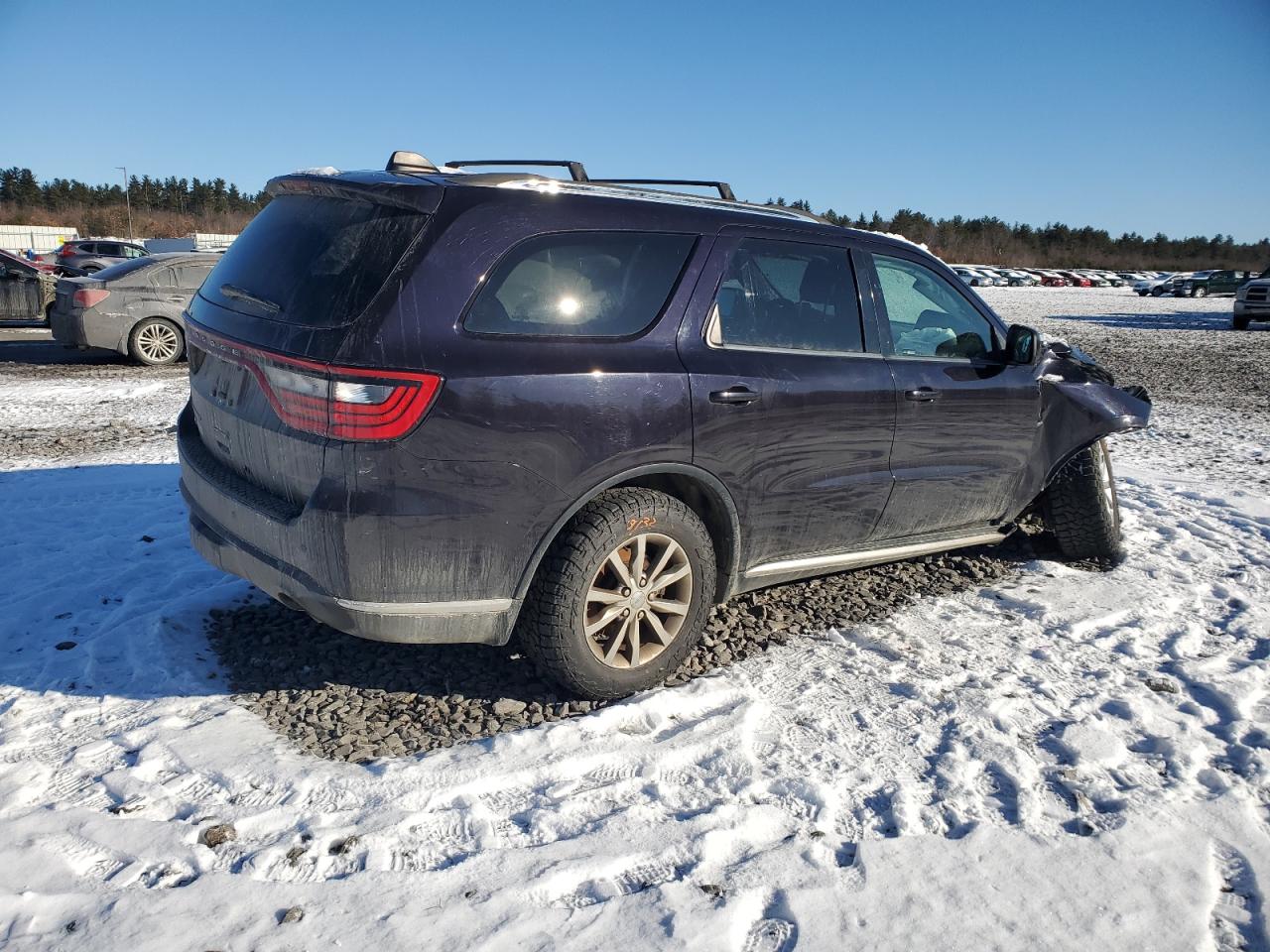 2018 Dodge Durango VIN 1C4RDJAG5JC486169 Copart auction photo, front end damage thumbnail 3