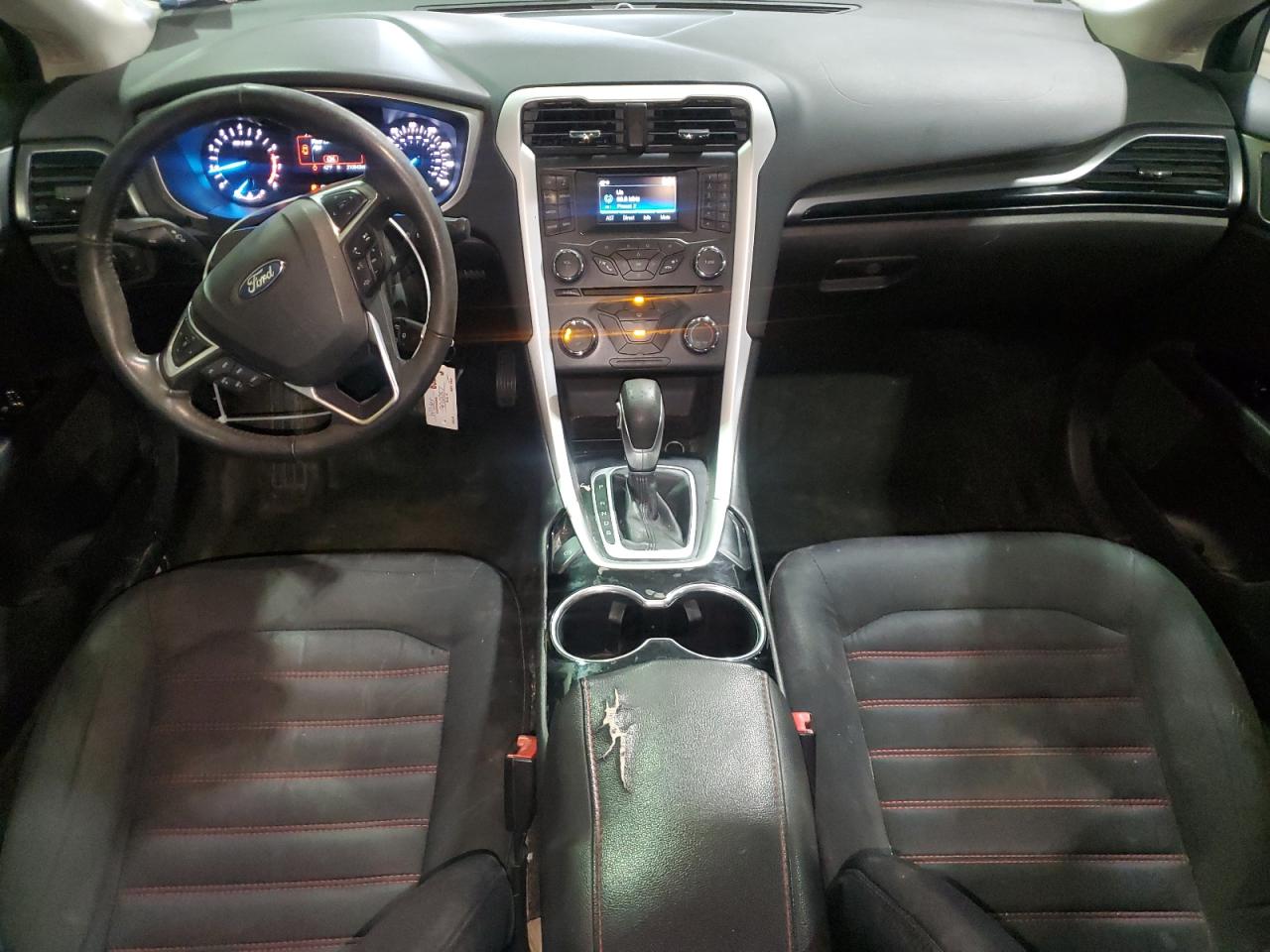 2015 Ford Fusion VIN 3FA6P0H75FR198614 Copart auction photo, front end / undercarriage damage thumbnail 8