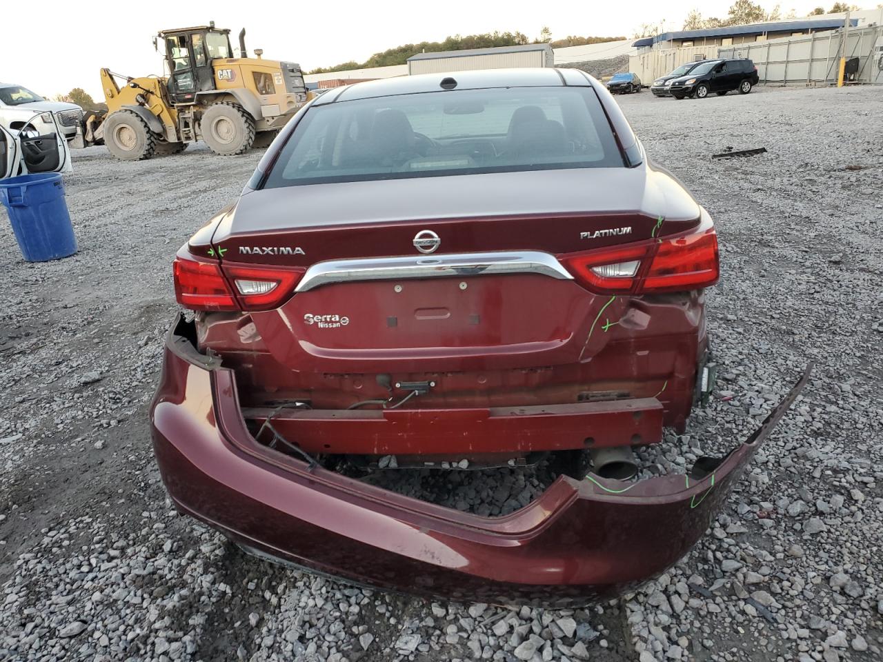 2017 Nissan Maxima VIN 1N4AA6AP8HC391642 Copart auction photo, rear end damage thumbnail 6