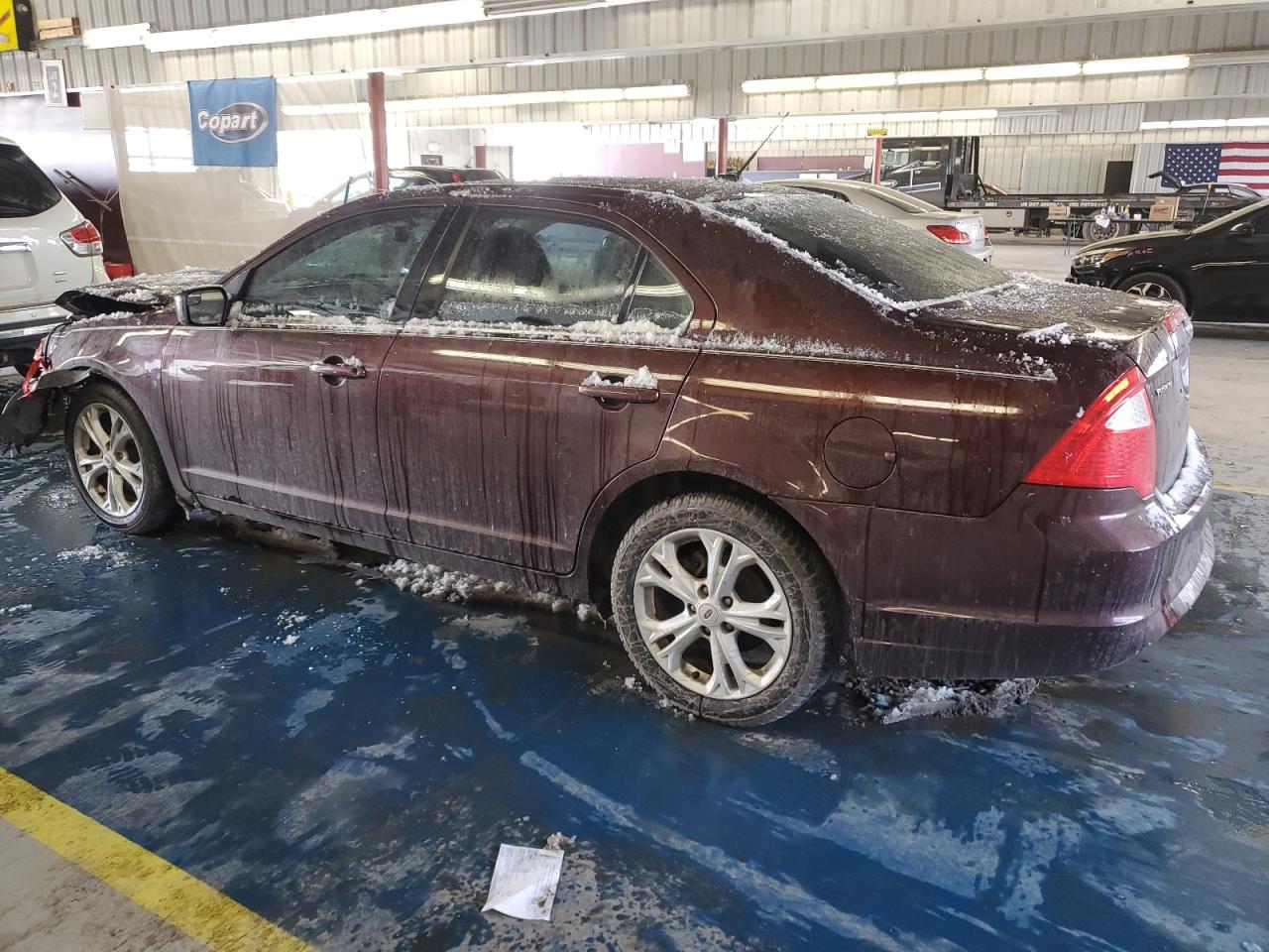 2012 Ford Fusion VIN 3FAHP0HA6CR185581 Copart auction photo, front end damage thumbnail 2