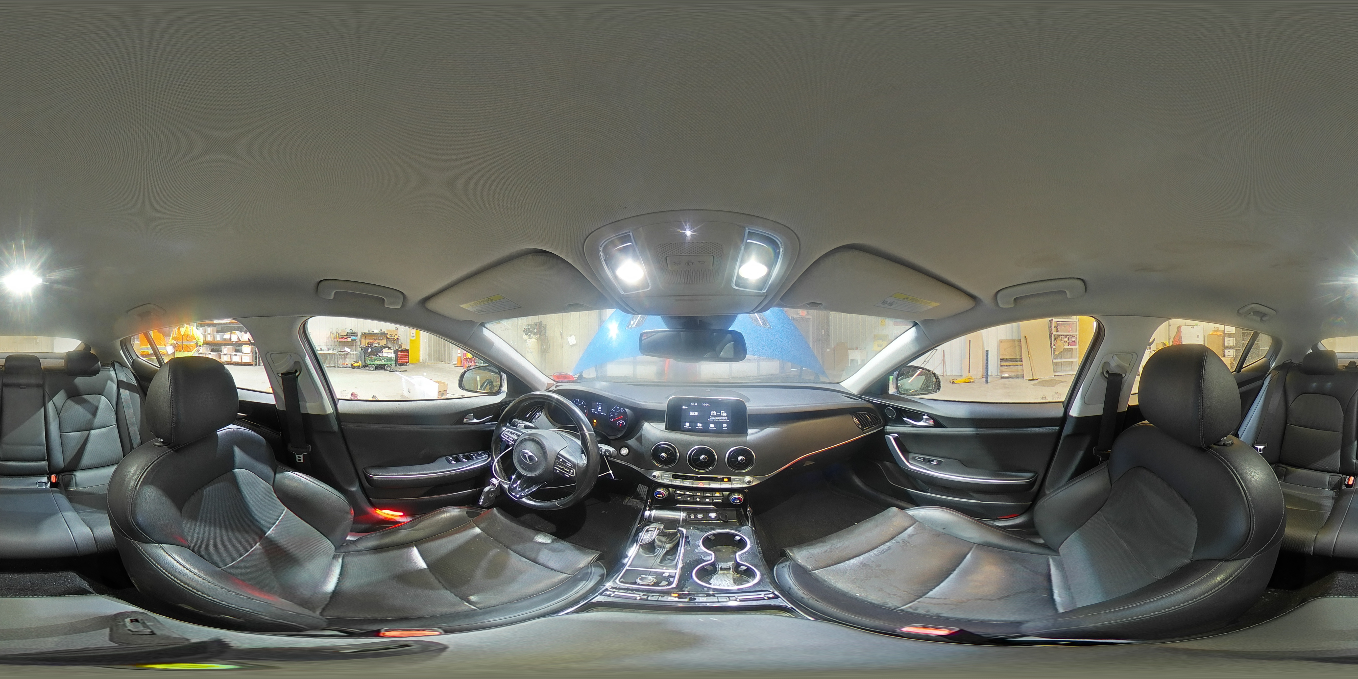 2019 KIA Stinger VIN KNAE15LA5K6059398 Copart auction photo, front end / side damage thumbnail 13