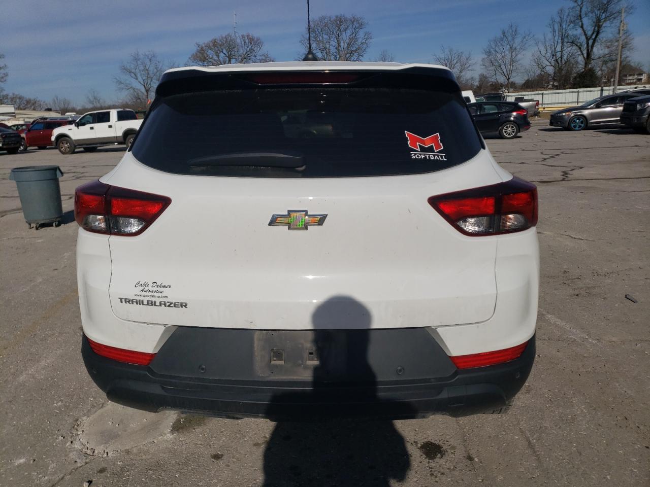 2021 Chevrolet TrailBlazer VIN KL79MMS23MB180678 Copart auction photo, side / hail damage thumbnail 6