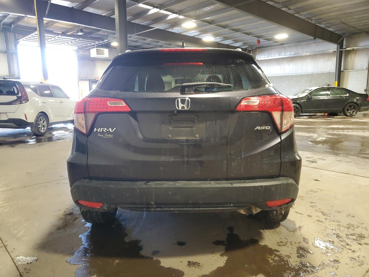 2016 Honda HR-V VIN 3CZRU6H73GM725240 Copart auction photo, front end / side damage thumbnail 6