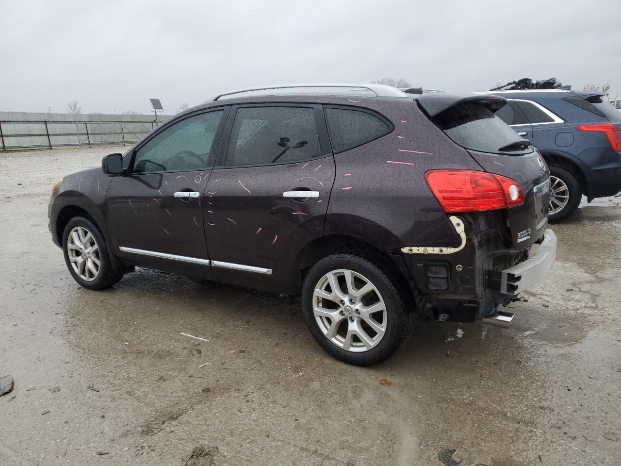 2011 Nissan Rogue VIN JN8AS5MV2BW308065 Copart auction photo, rear end / minor dent/scratches damage thumbnail 2