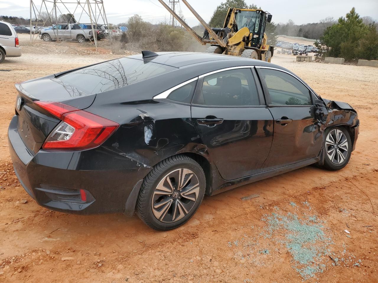 2018 Honda Civic VIN JHMFC1F38JX016625 Copart auction photo, all over damage thumbnail 3