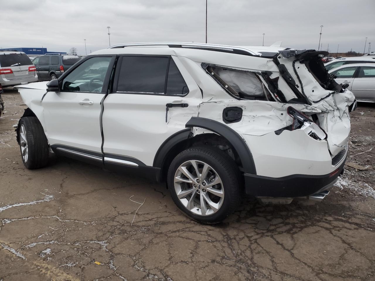 2023 Ford Explorer VIN 1FM5K8HC4PGB82389 Copart auction photo, all over damage thumbnail 2