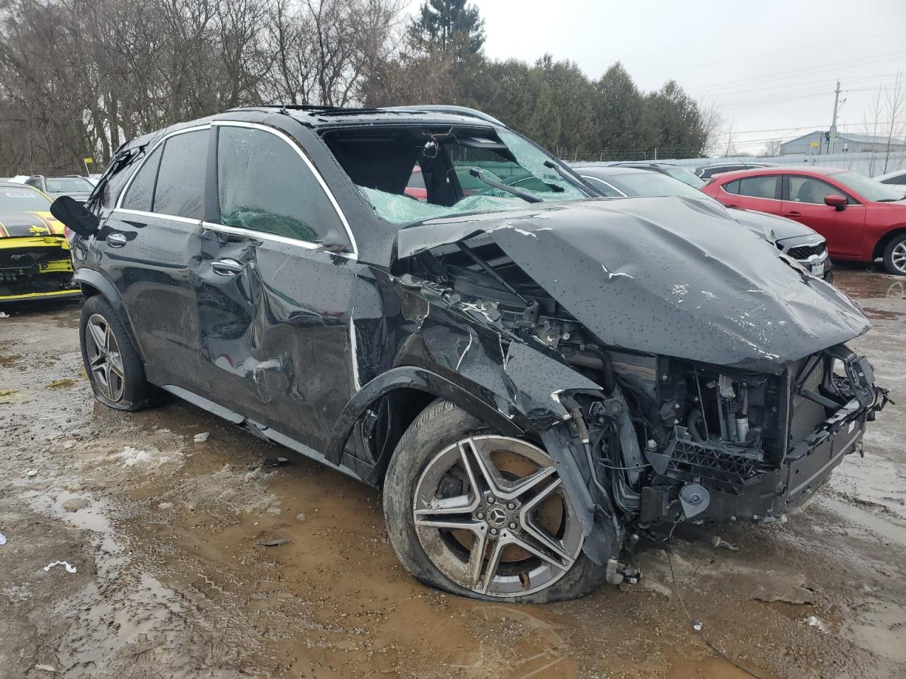 2020 Mercedes-Benz GLE VIN 4JGFB5KE3LA068698 Copart auction photo, all over damage thumbnail 4