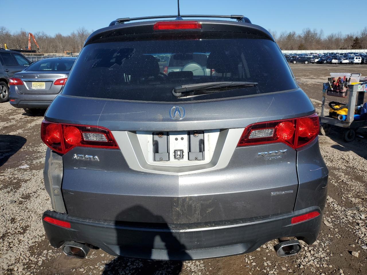 2010 Acura RDX VIN 5J8TB1H5XAA006365 Copart auction photo, rear end damage thumbnail 6